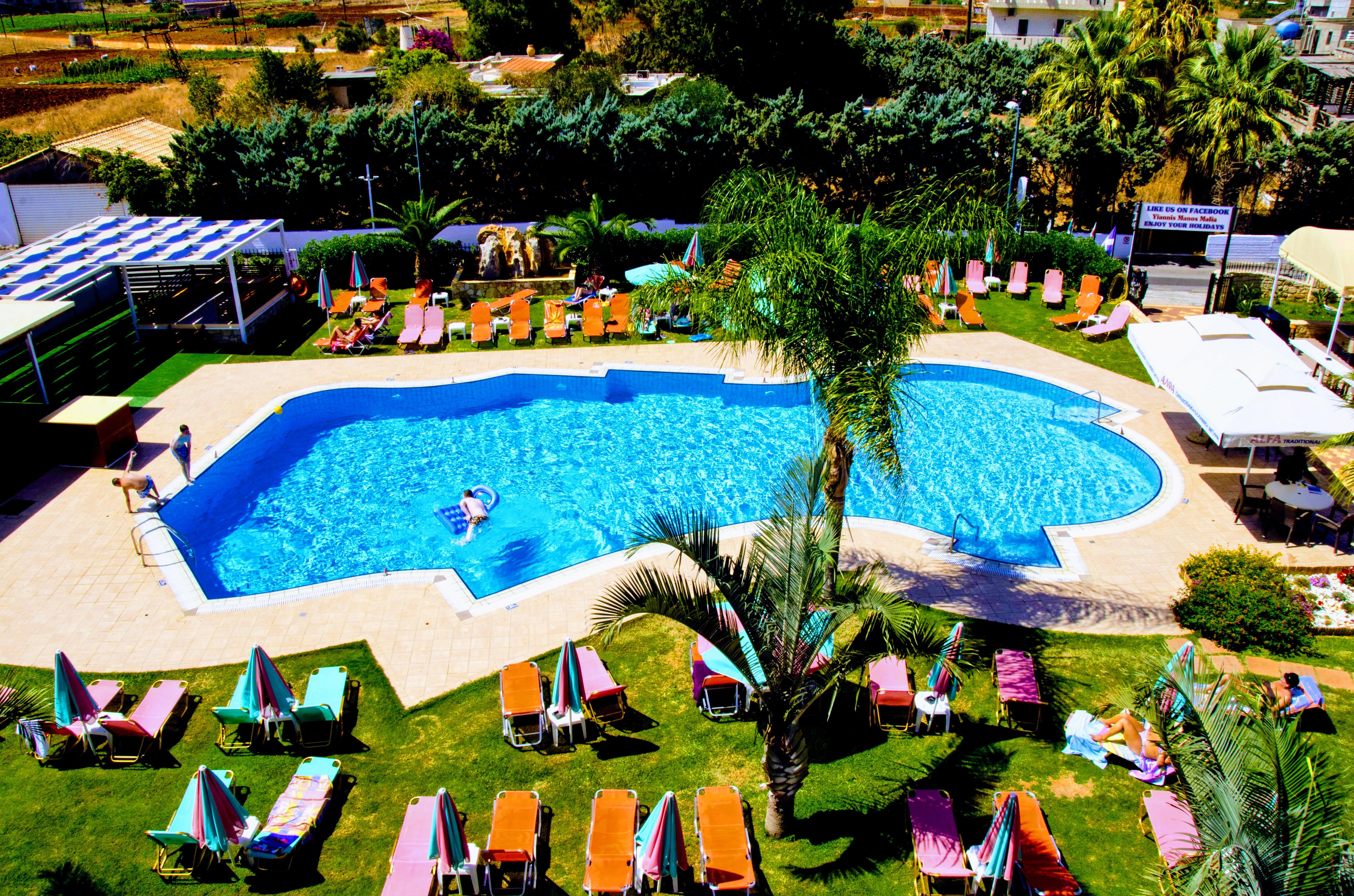 Yiannis Manos Hotel Resort Malia Eksteriør bilde